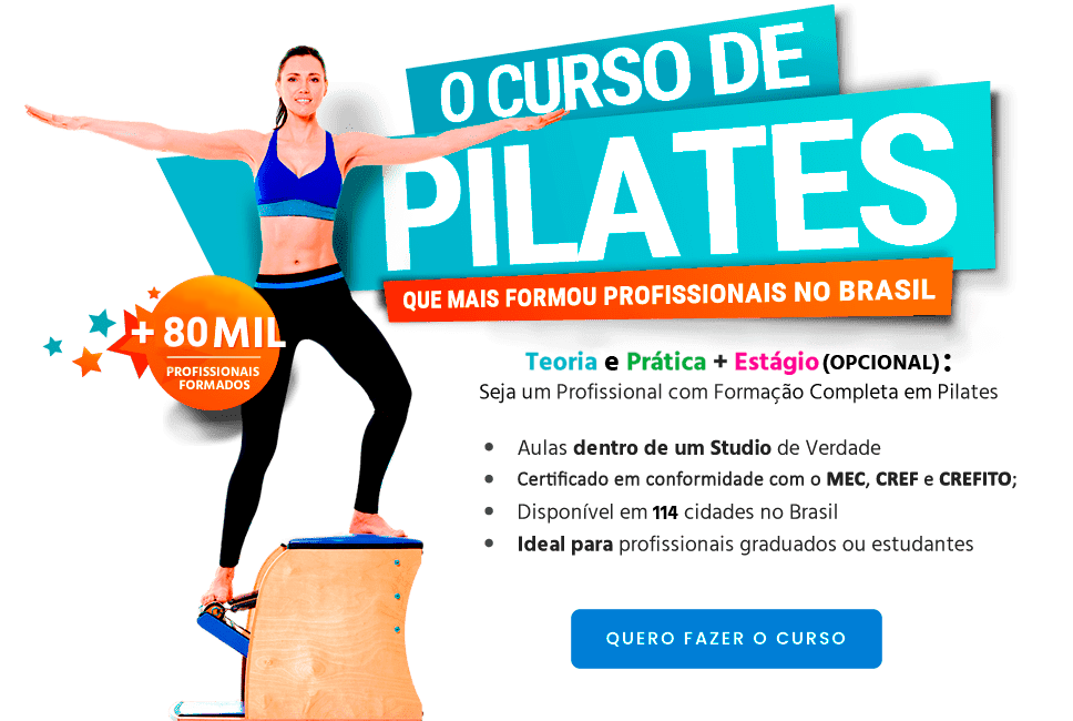 curso de pilates que mais formou profissionais no Brasil